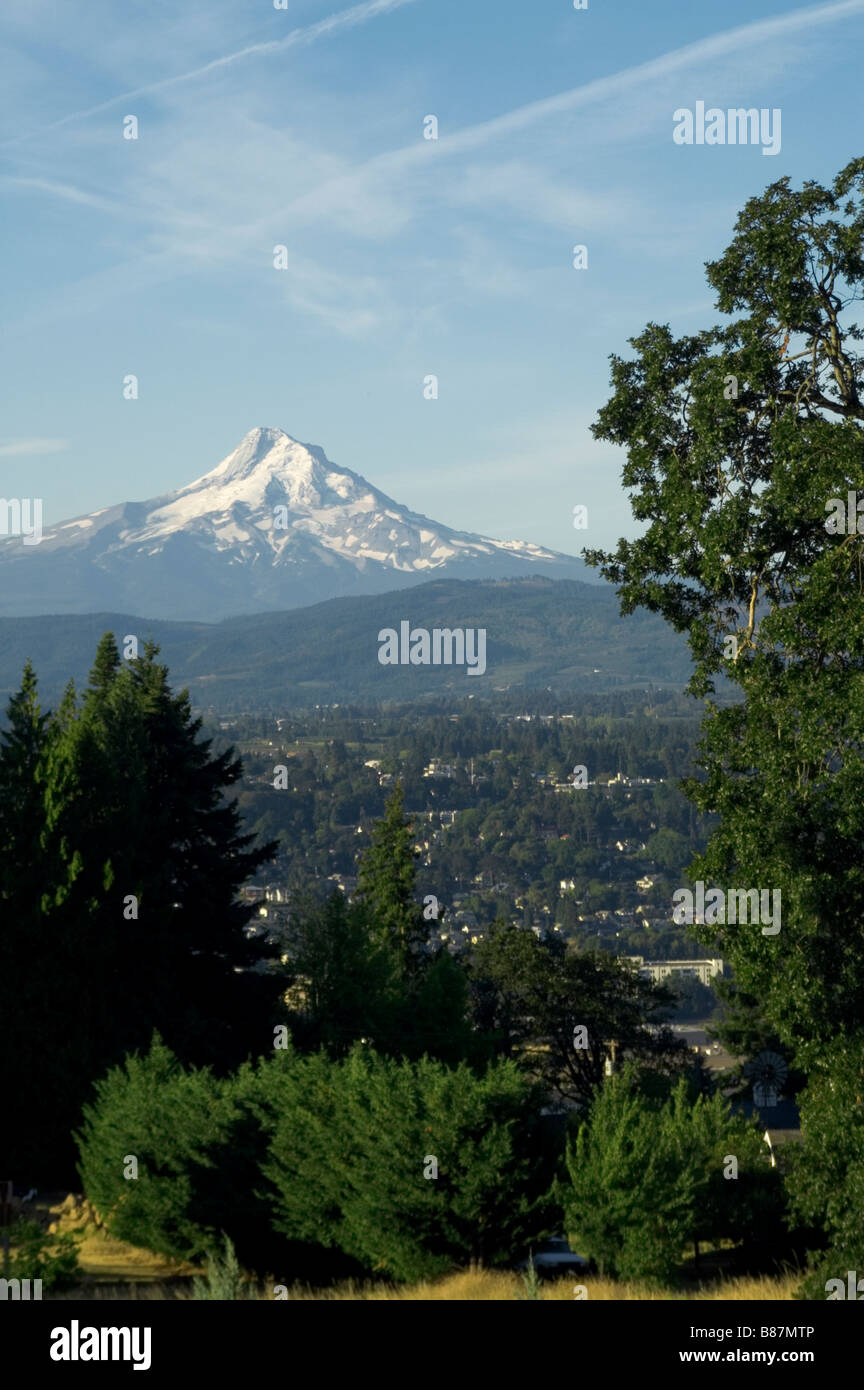 Mt Hood Cascade Range White Salmon Washington Hood River Bridge Oregon Columbia River Toll