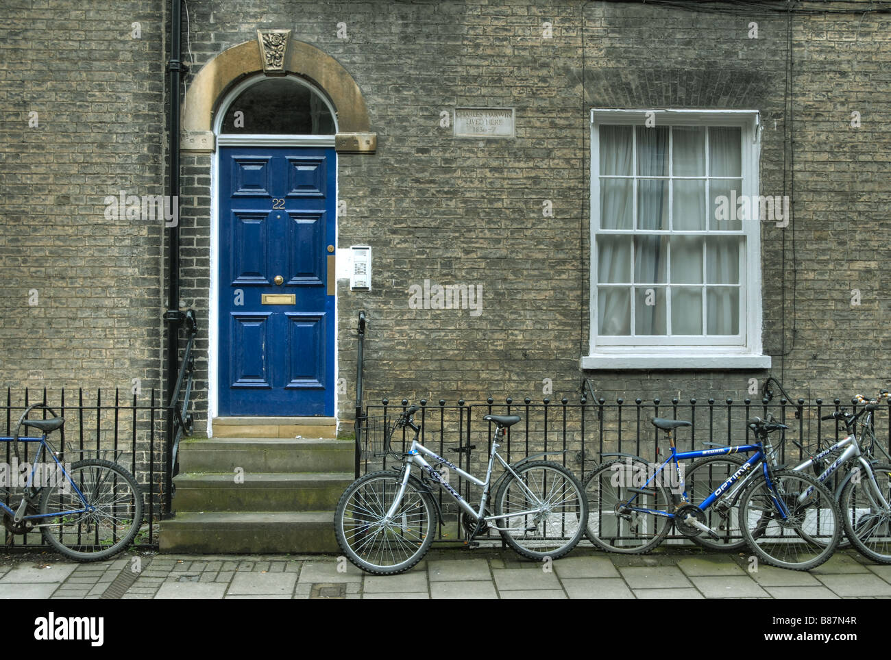 22 Fitzwilliam Street in Cambridge where Charles Darwin lived from 1836