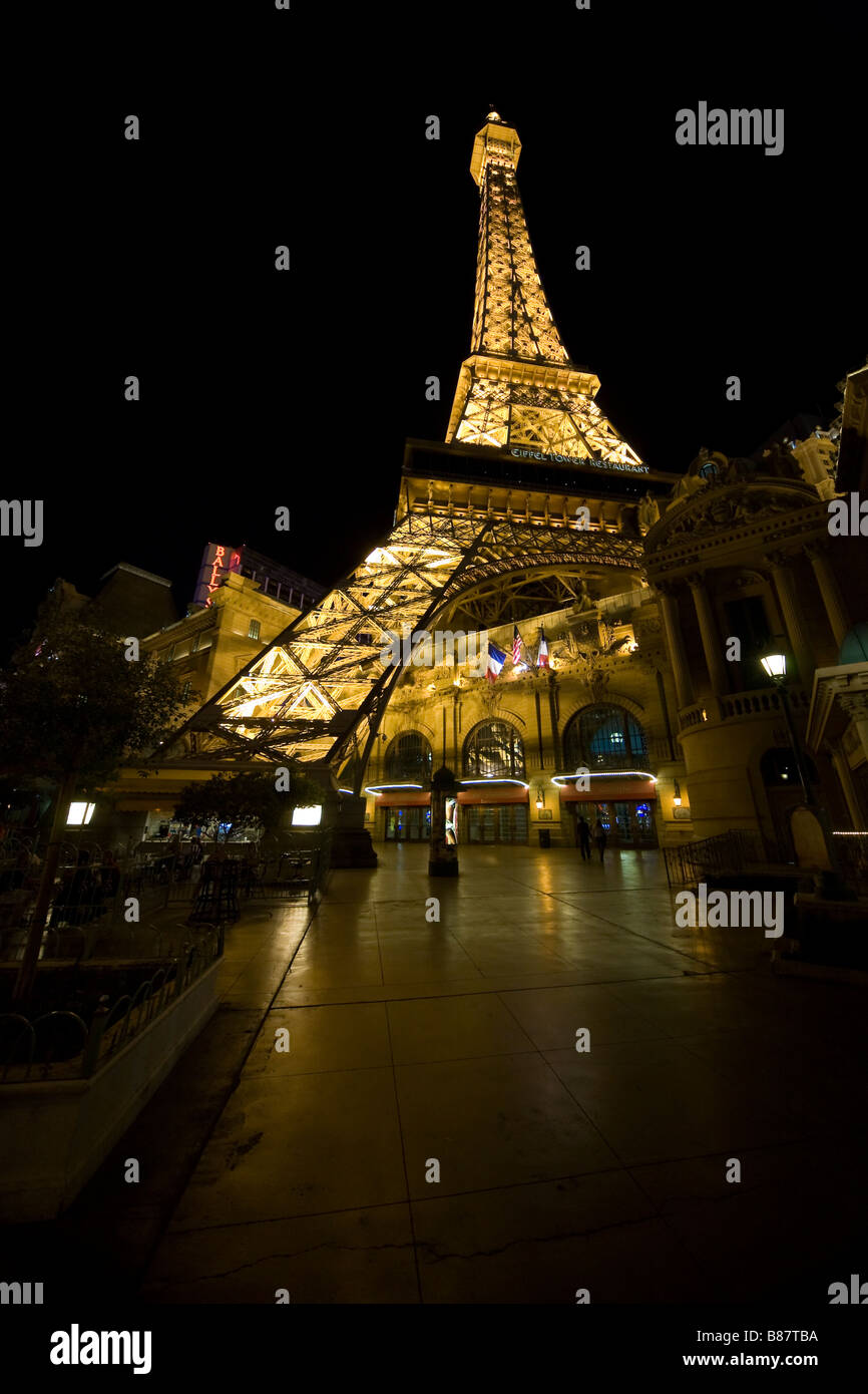 Paris - Eiffel Tower, Las Vegas in Nevada, USA Stock Photo