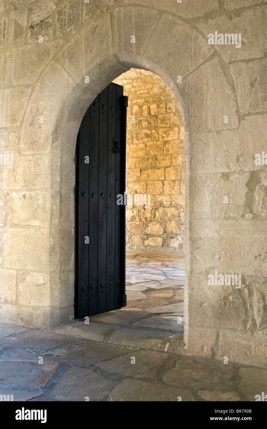Double doors vault vaulted openning hires stock photography and images