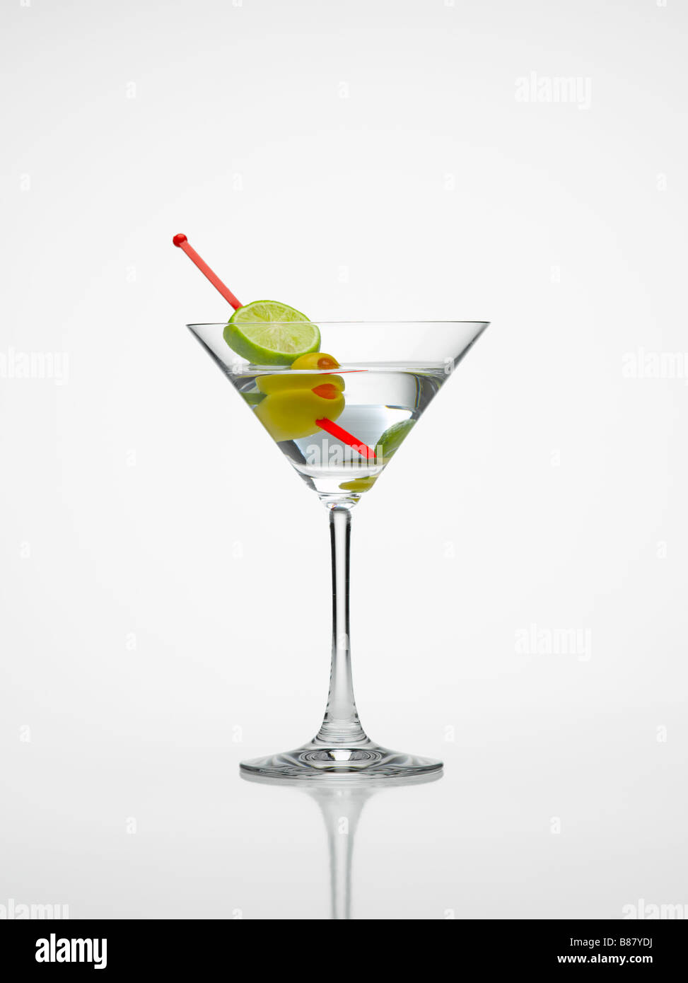 martini lime Stock Photo