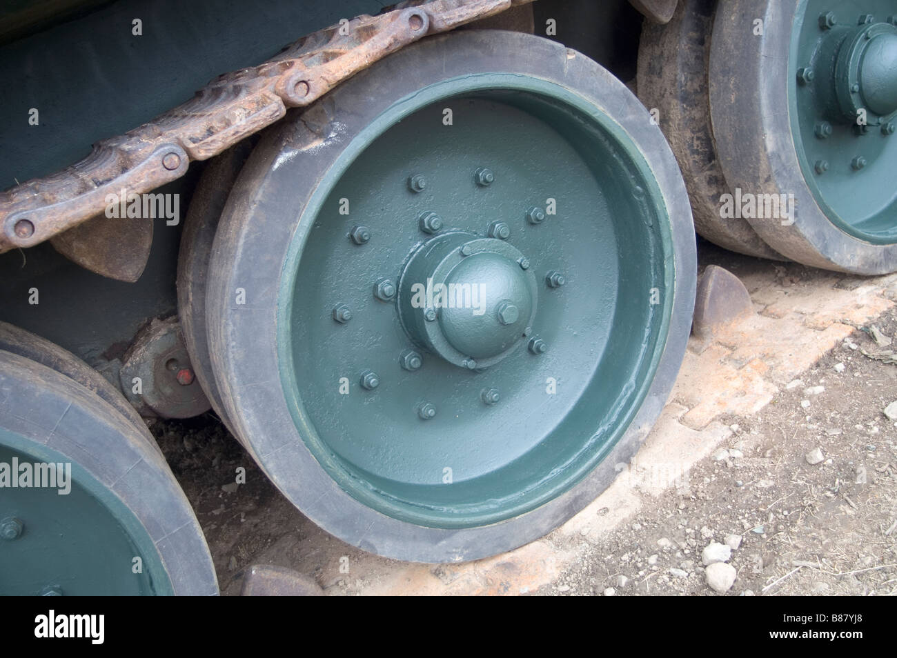 Military Army Tank Running Gear Tracks Tanks Stock Photo Alamy