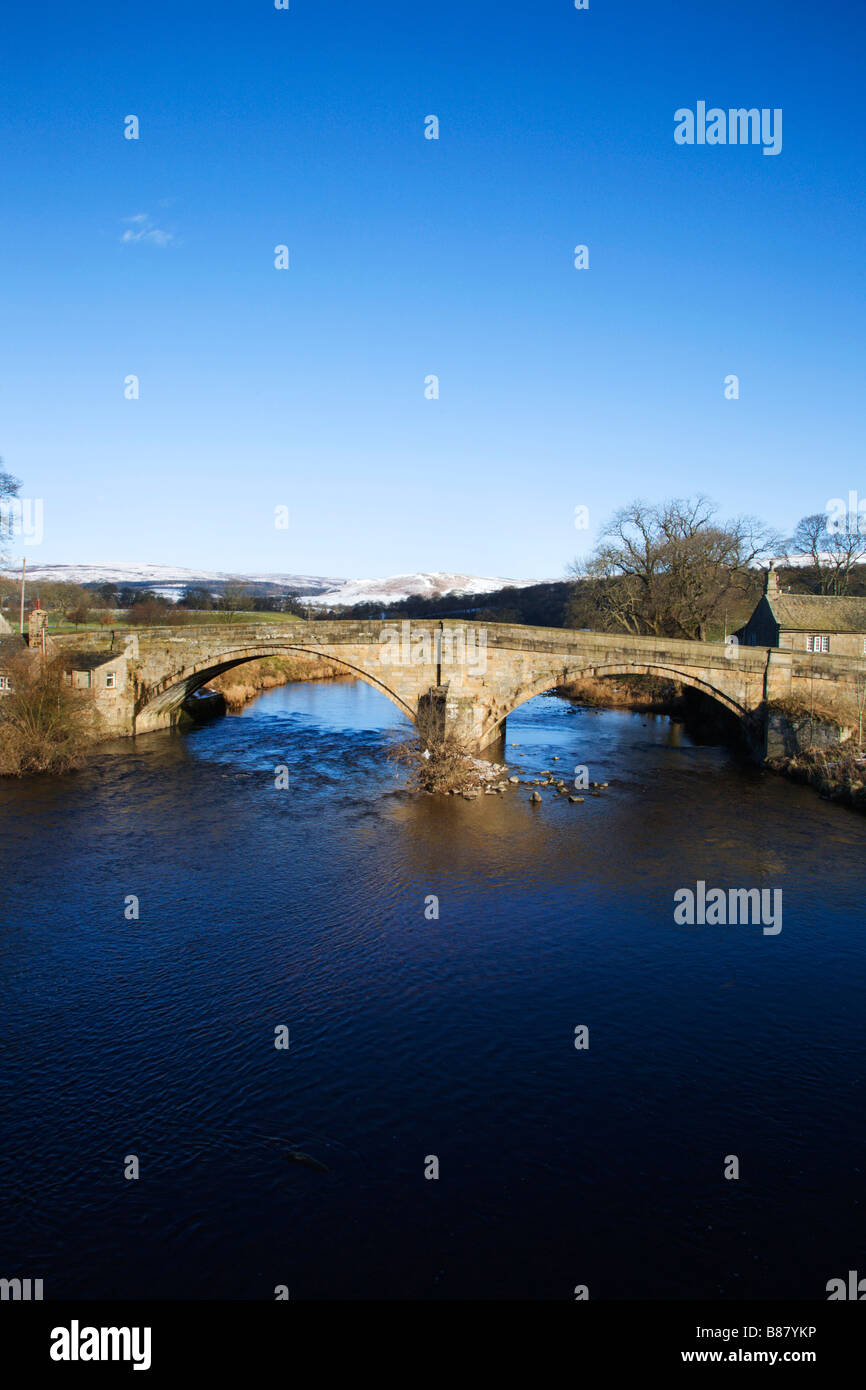 Bolton Bridge North Yorkshire England Stock Photo