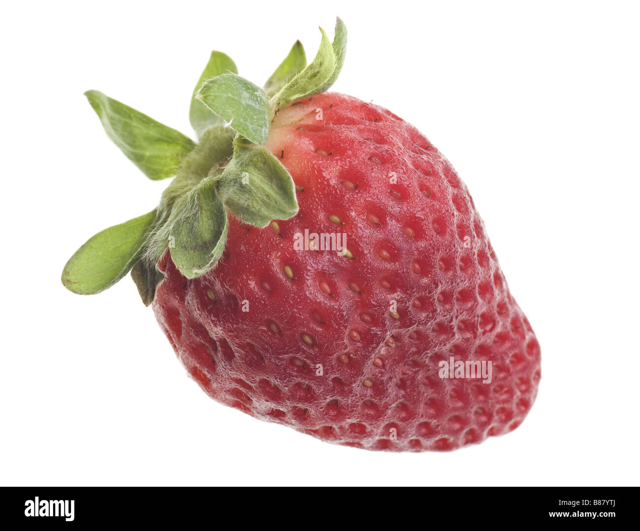 Fresh strawberries isolated on white background Stock Photo - Alamy