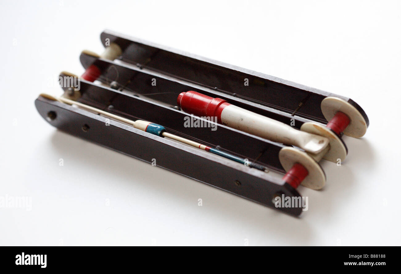 Vintage Course fishing tackle Stock Photo Alamy