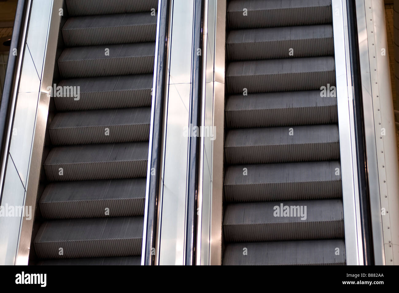 Escalators Stock Photo