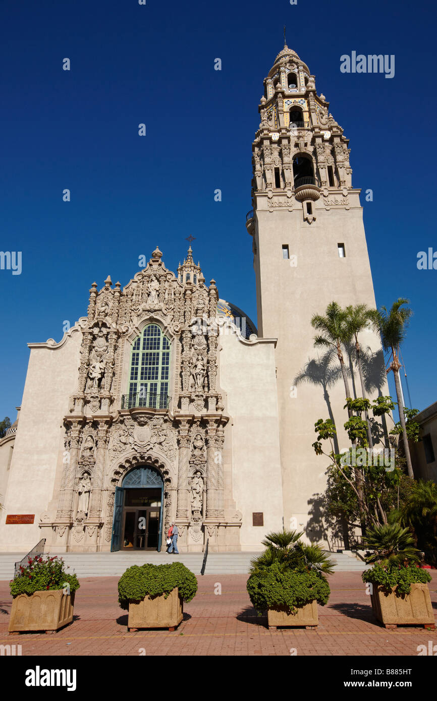 Museum of Man exterior. Balboa Park, San Diego, California, USA Stock ...