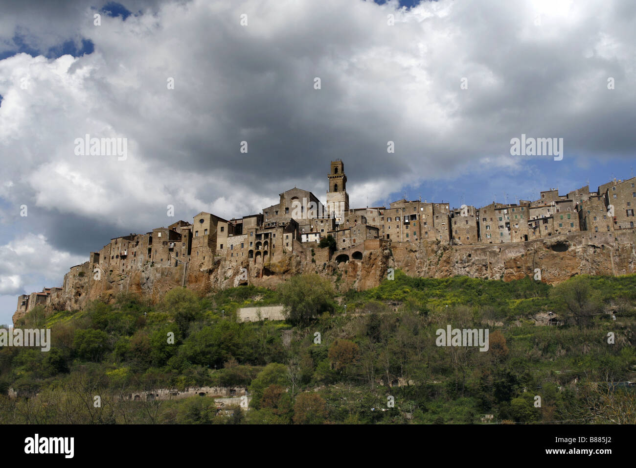 Pitigliano Town, Grosseto Province, Tuscany, Italy Stock Photo