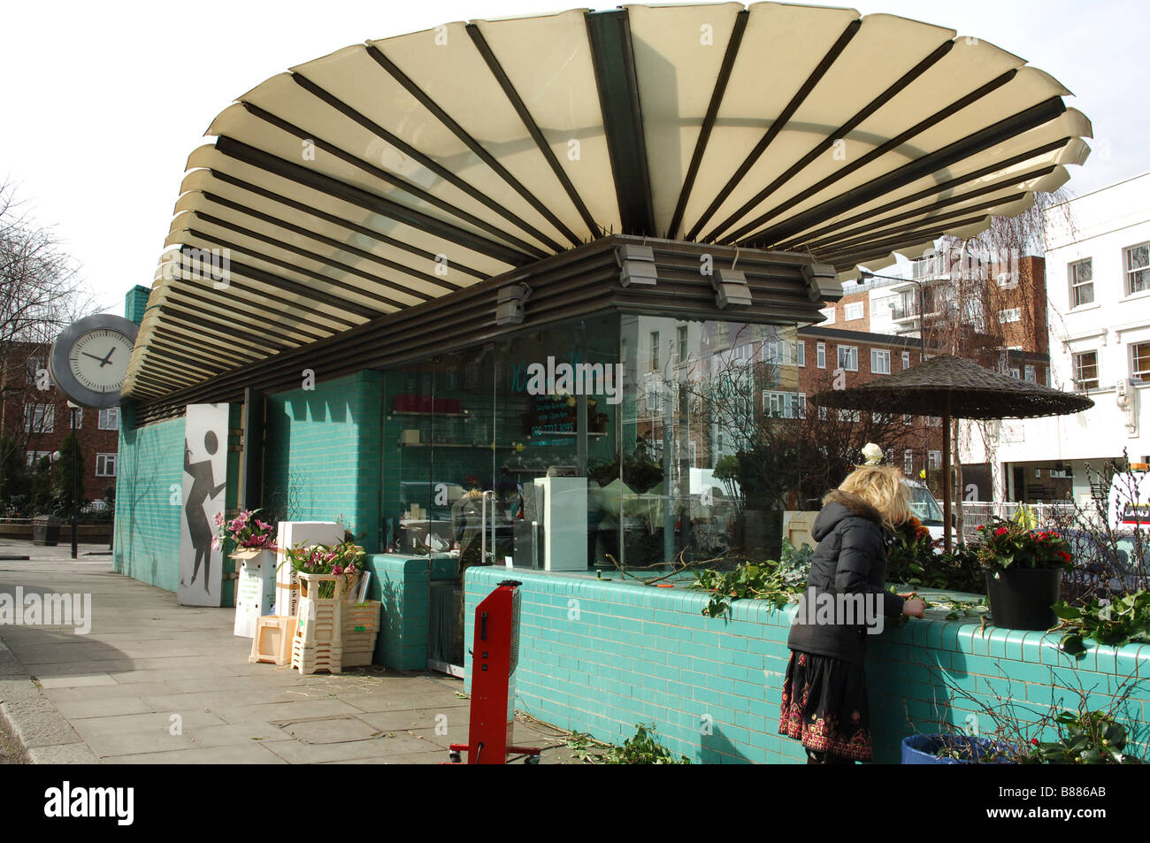 Wild at Heart Flower Shop on Turquoise Island Westbourne Grove, Notting