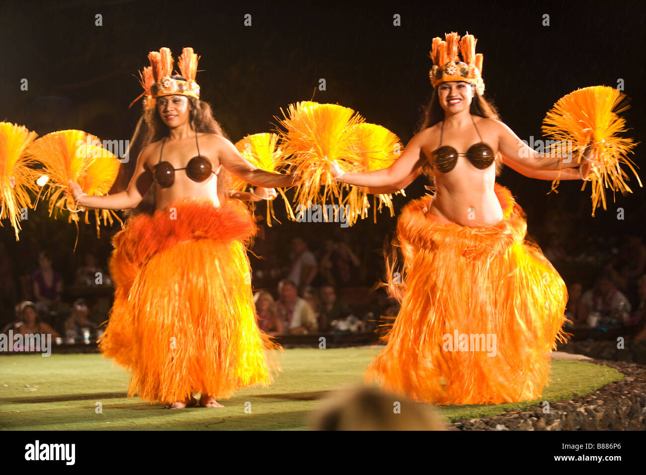 Dancers at the Old Lahaina Luau, Lahaina, Maui, Hawaii Stock Photo Alamy