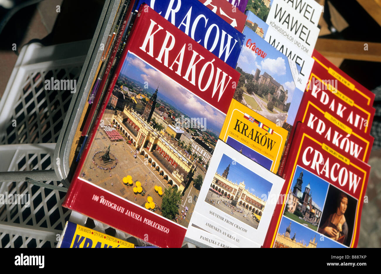 eastern europe poland krakow guide books on sale in the market Stock