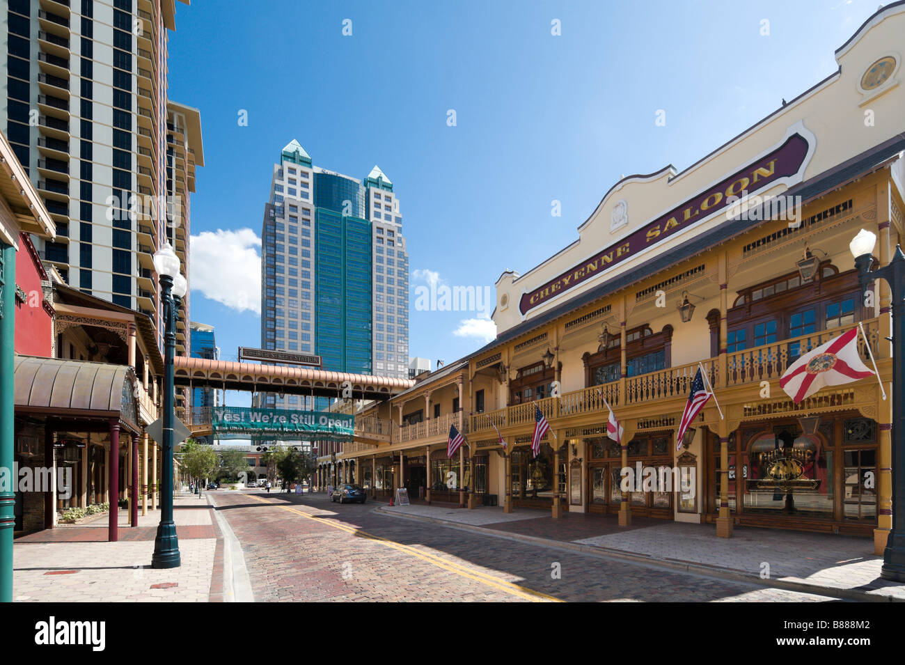 Amway Center aerial view at sunset at 400 West Church Street in Downtown  Orlando, Florida FL, USA. This indoor arena is the home to the Orlando Magic  Stock Photo - Alamy