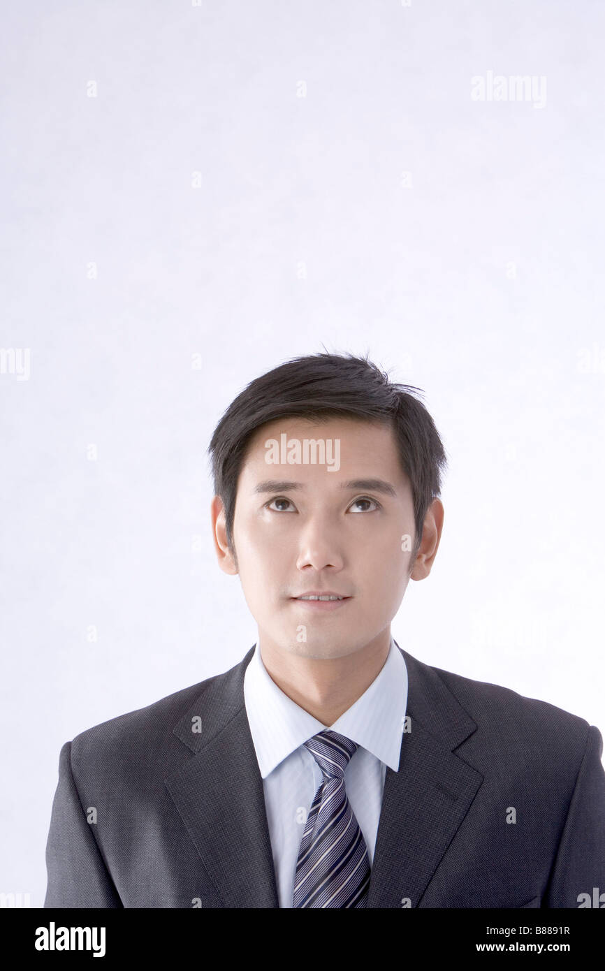 Young businessman in formalwear portrait Stock Photo