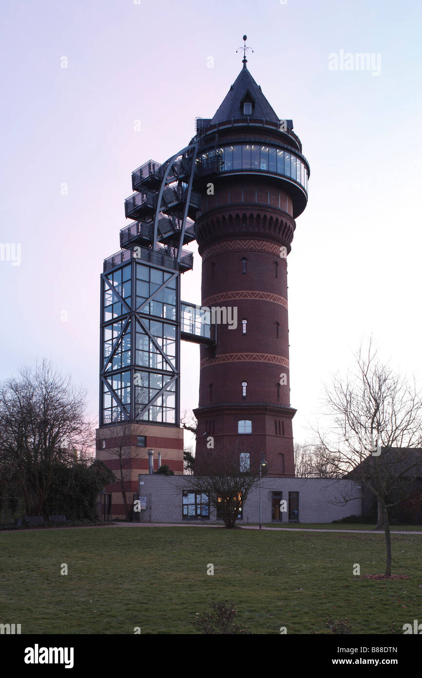 Mülheim an der Ruhr, Wasserturm Styrum, Aquarius Wassermuseum Stock Photo