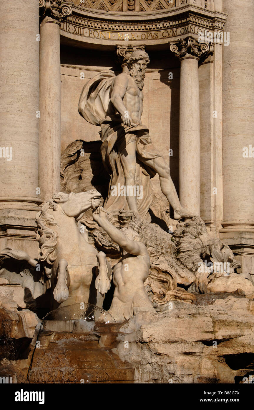 Fontana di Trevi Rome Italy Stock Photo