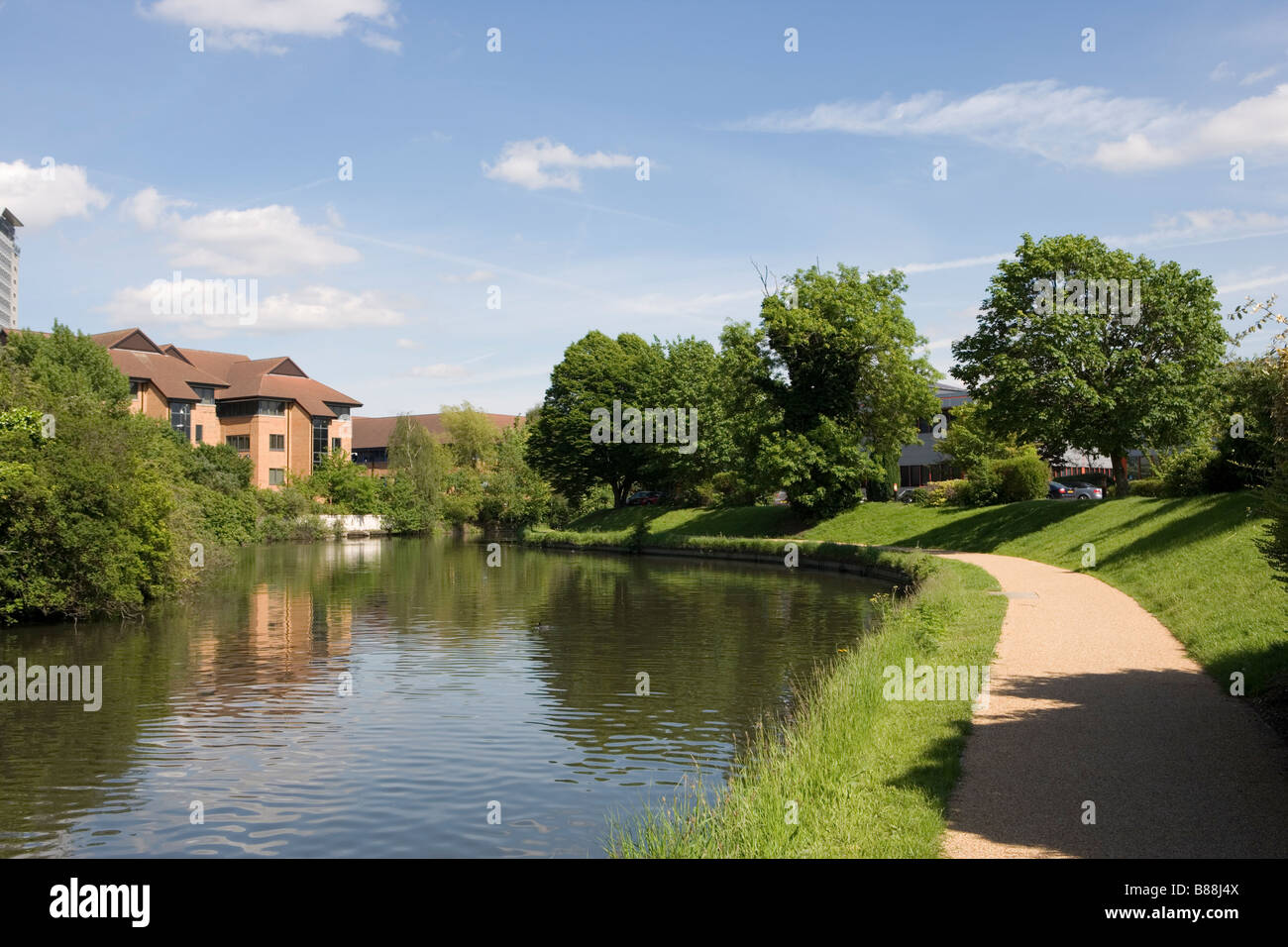 Grand Union Canal Brentford Middlesex London England Stock Photo - Alamy