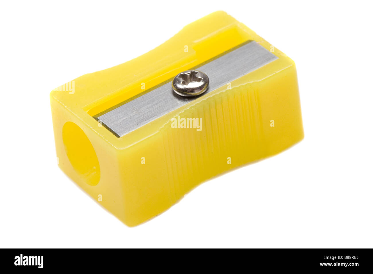 Photo of one pencil sharpener on a over white background Stock Photo