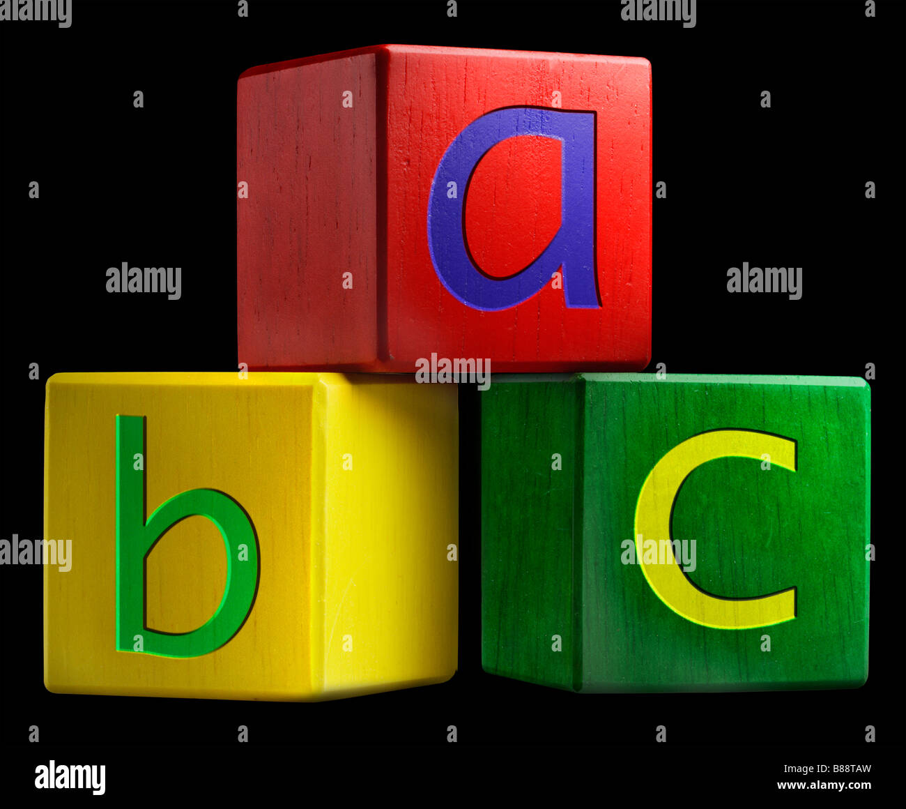 ABC Blocks Stock Photo