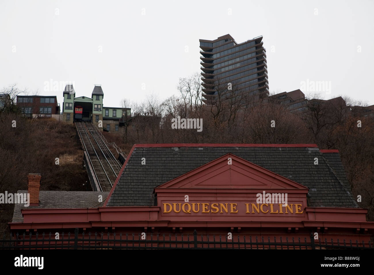 Duquesne Incline Pittsburgh Stock Photo Alamy