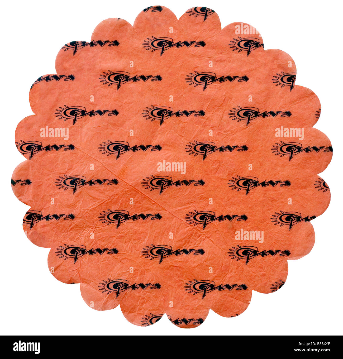 Citrus fruit wrapper from Spain Round shaped orange tissue paper