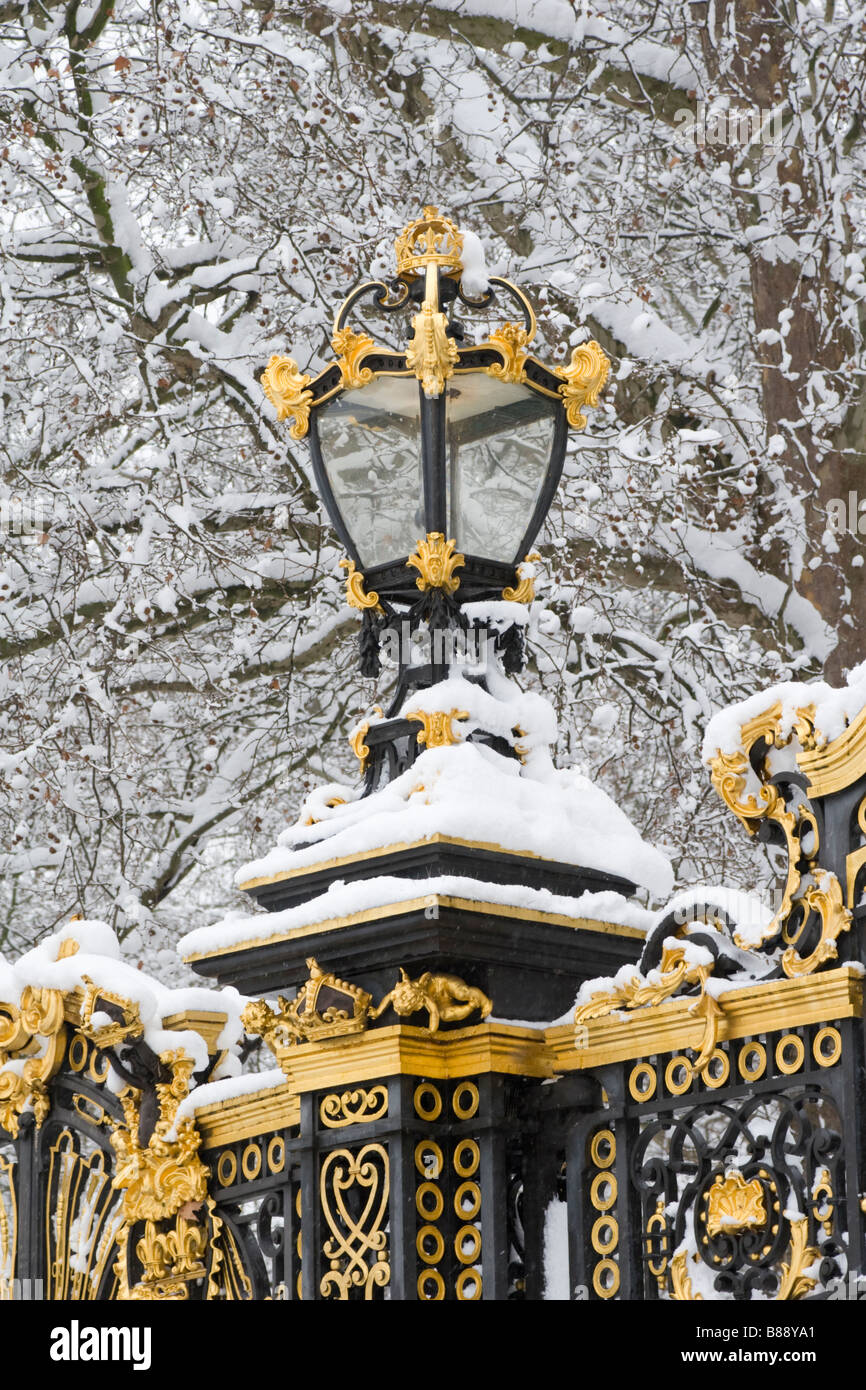 Ornamental Gate to St James Park London Stock Photo
