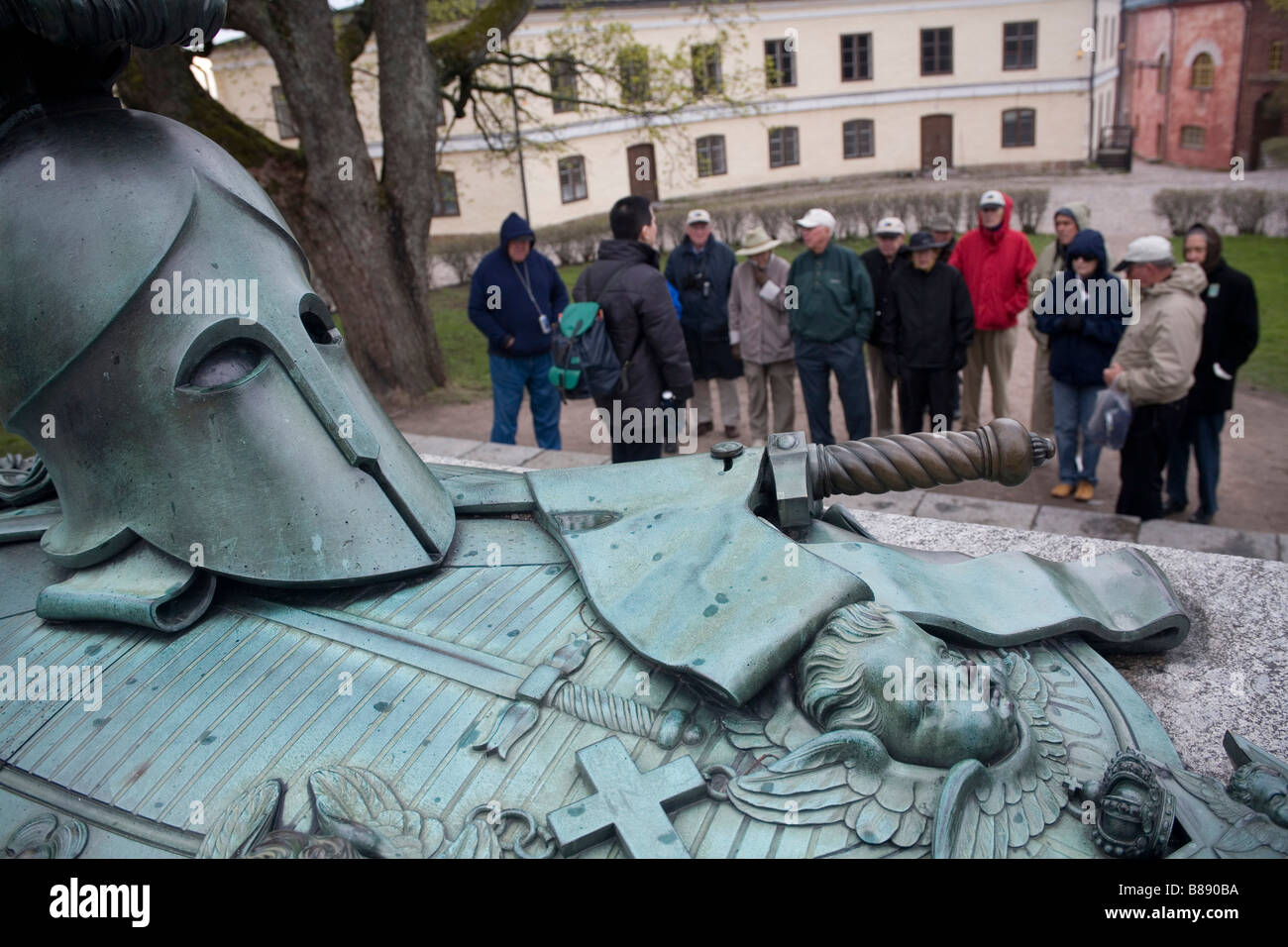 Suomenlinna Fortress in Helsinki, the capital of Finland, Baltic Sea Stock Photo