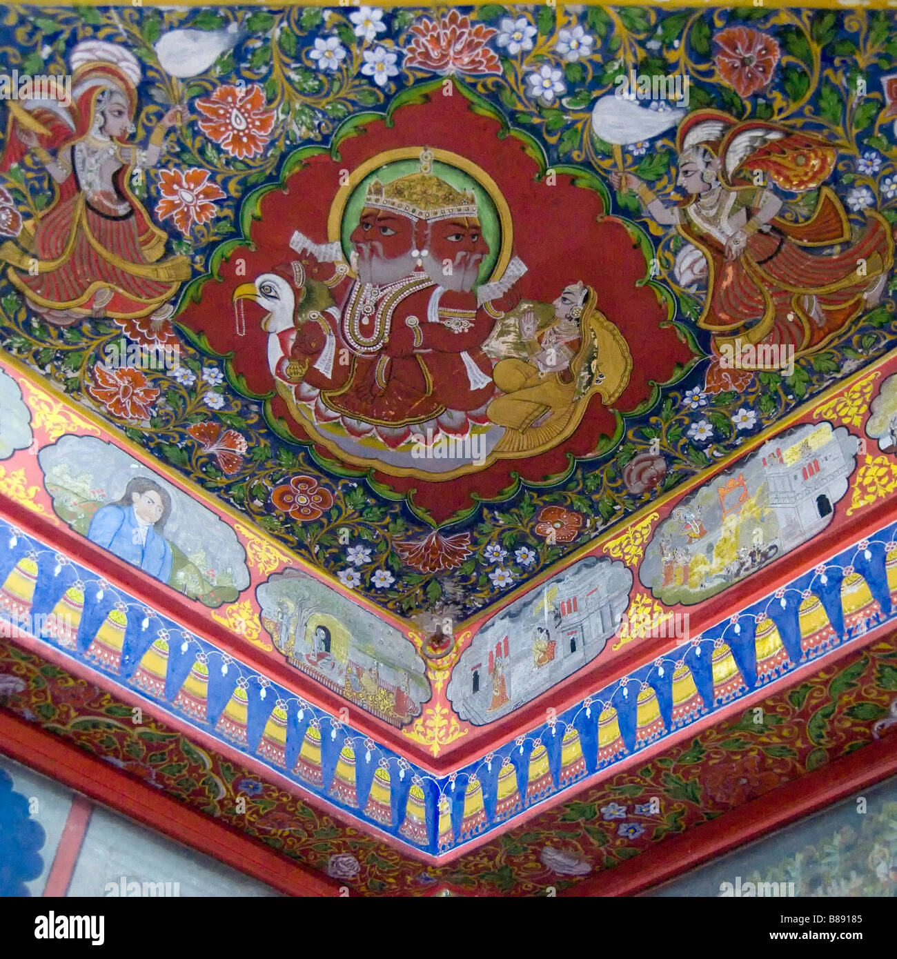 Wall painting udaipur india hi-res stock photography and images - Alamy