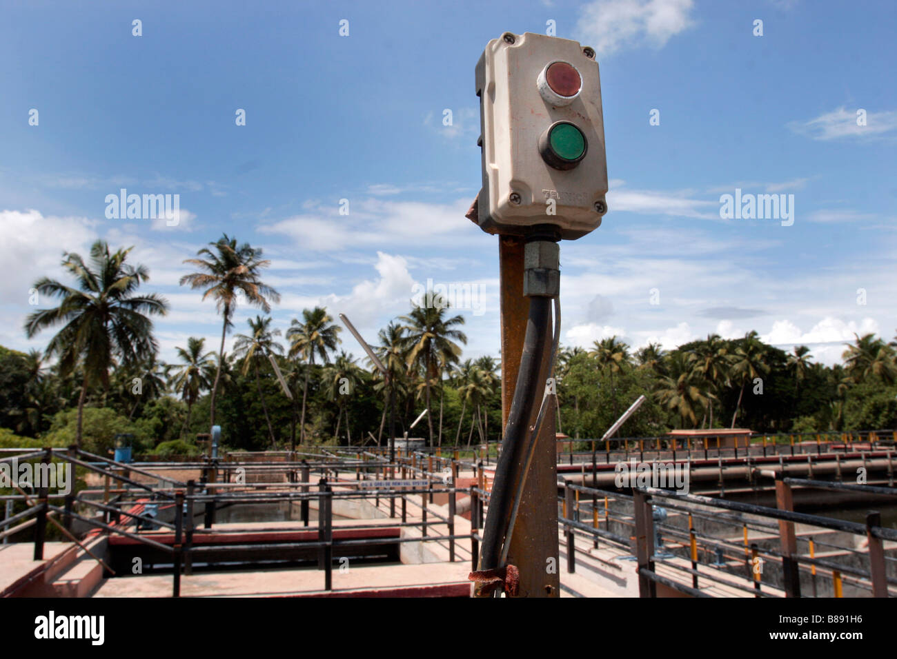 A water treatment plant in Panjim in Goa in India Stock Photo Alamy