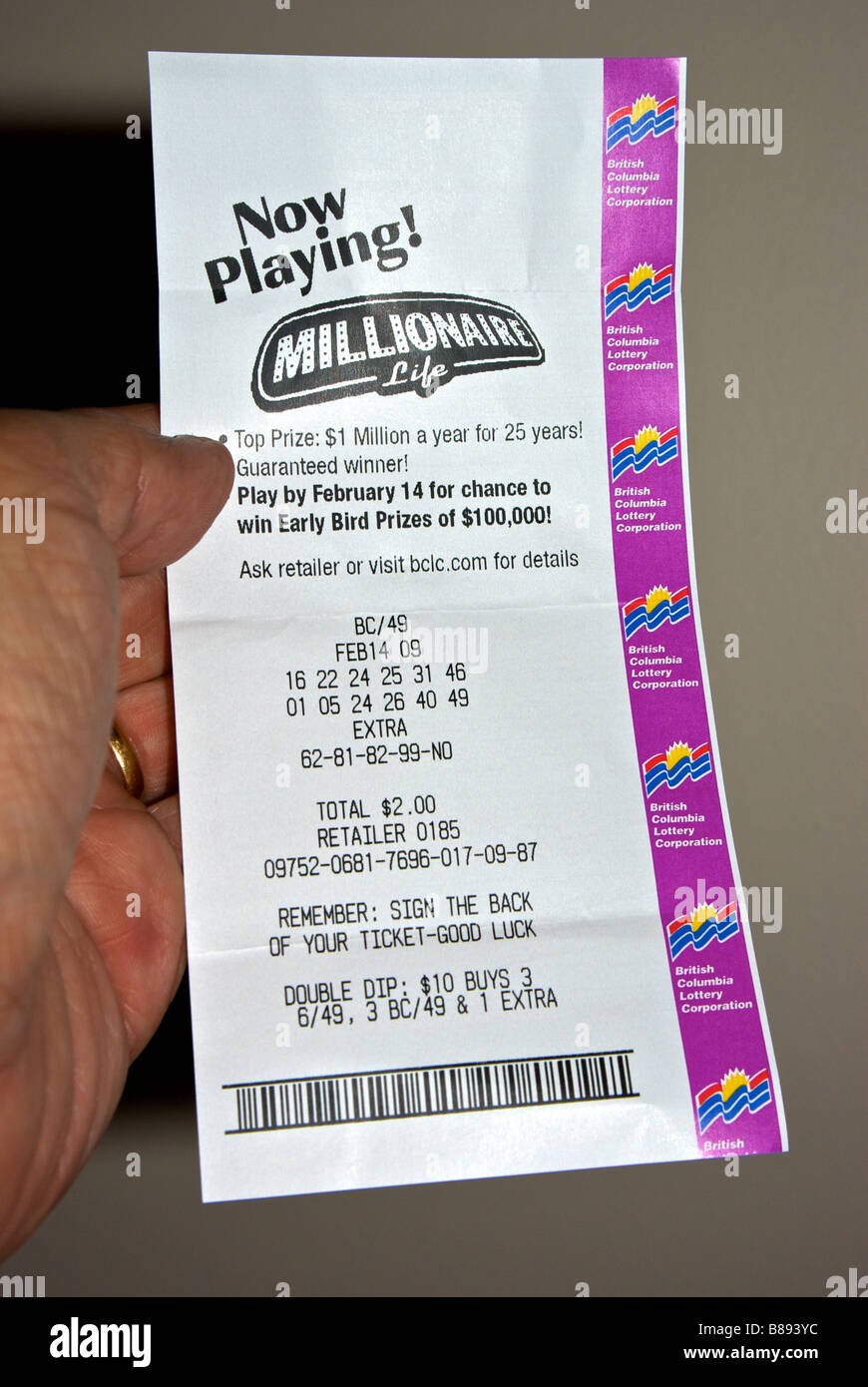 Lotto 649 & bc 49 and best sale extra