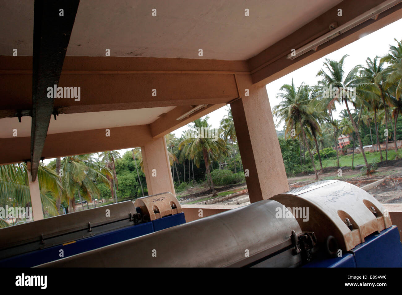 Turbines at a sewage water treatment plant in Panjim in Goa in India Stock Photo Alamy
