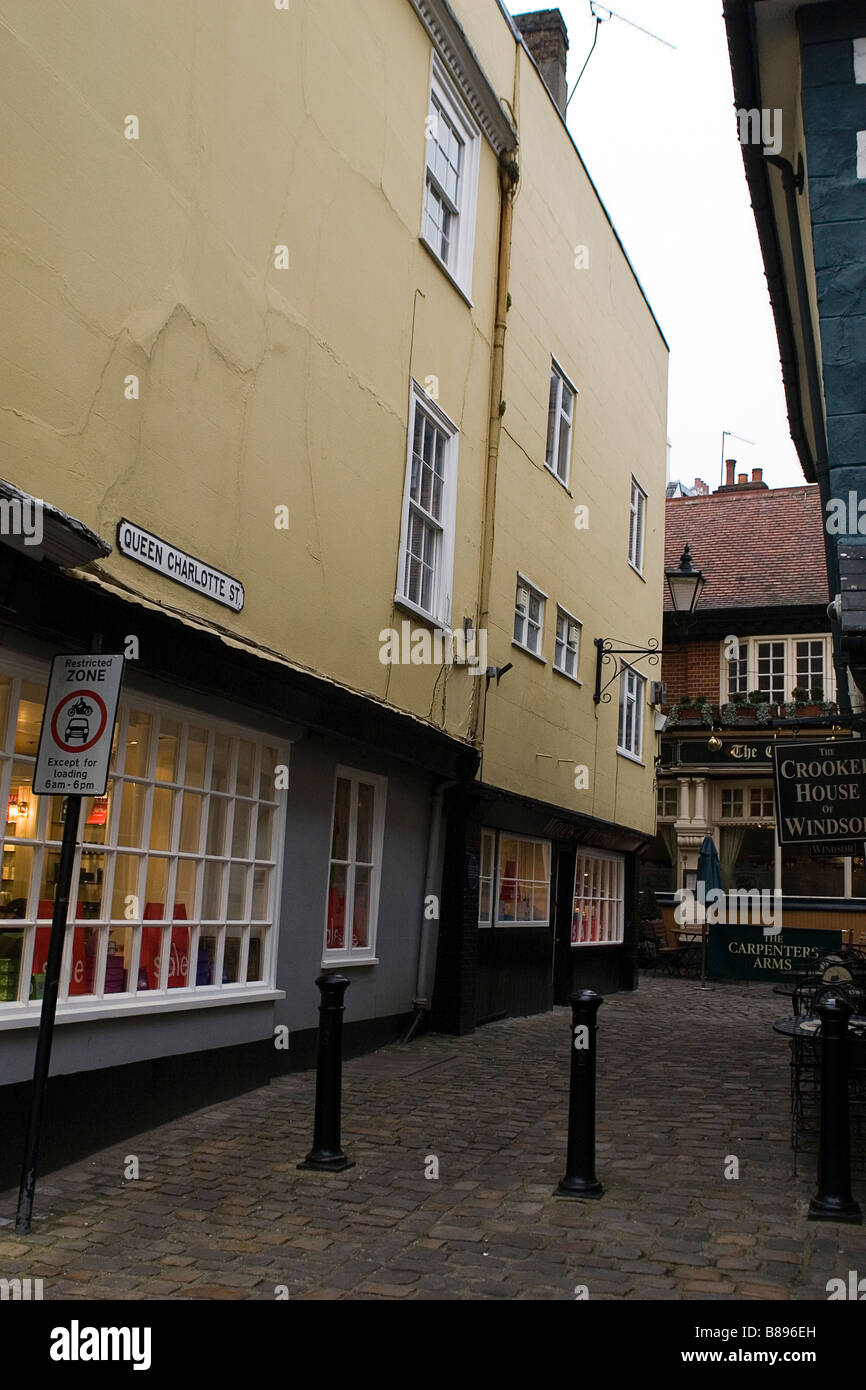 Queen Charlotte Street, Windsor. The shortest street in England at 52