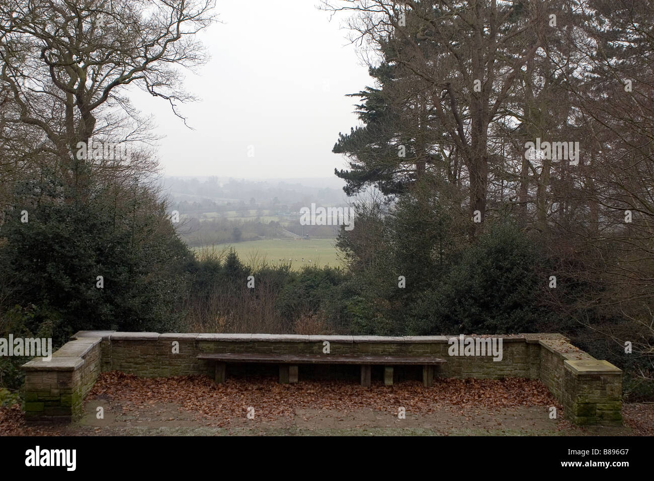 View at St Annes Hill, Chertsey, Surrey Stock Photo Alamy