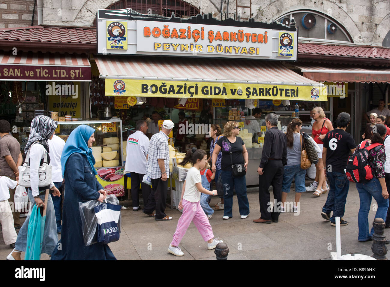 Market at Eminonu Istanbul Turkey Stock Photo