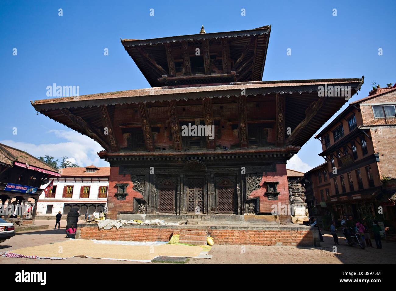 Pashupati Mandir (Yaksheshvara), Bhaktapur, Durbar Square, Nepal, Asia Stock Photo