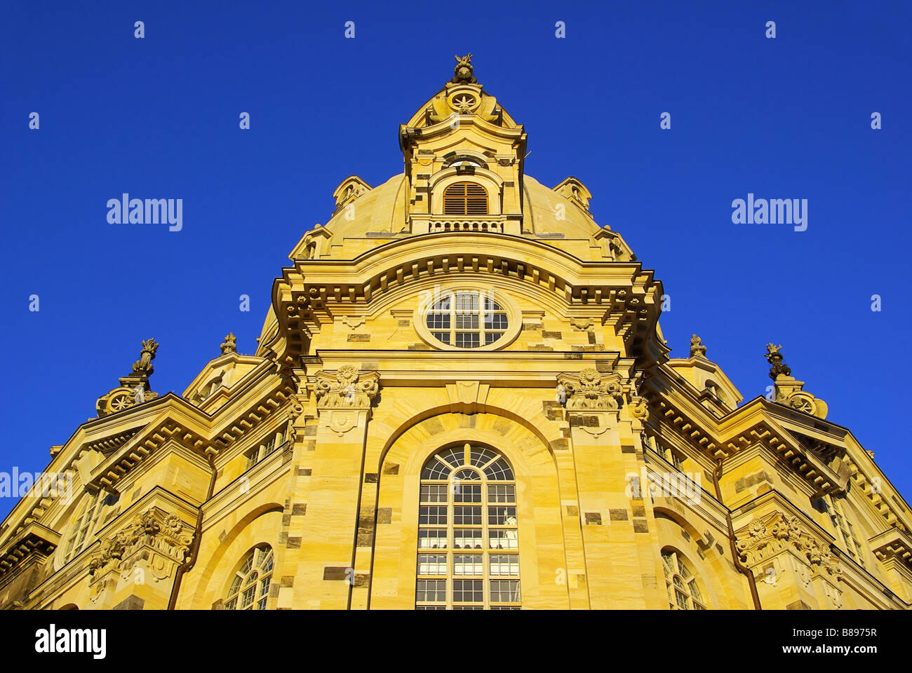 Dresden Frauenkirche 12 Stock Photo