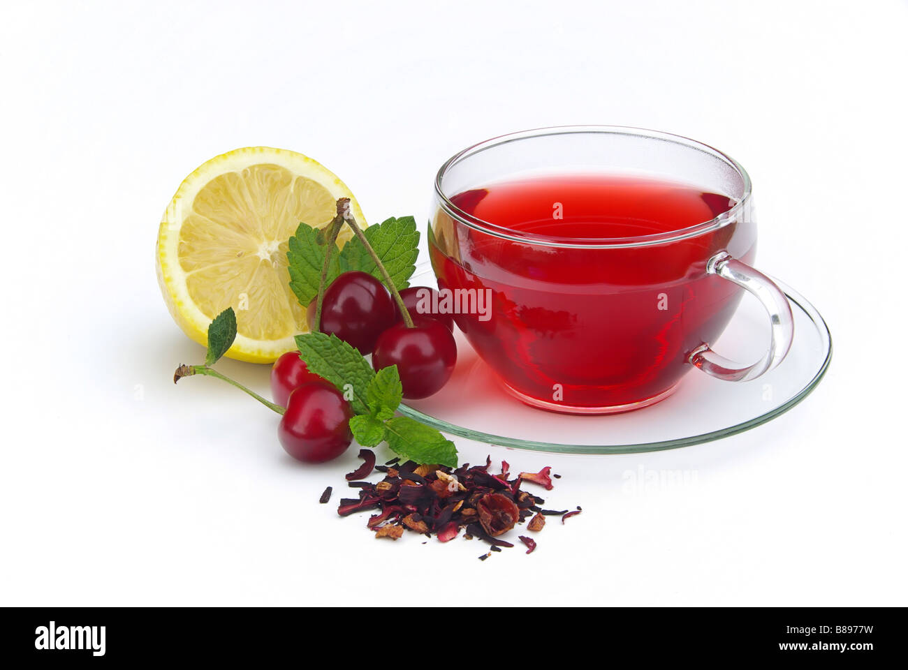 Tee Frucht tea fruit 03 Stock Photo
