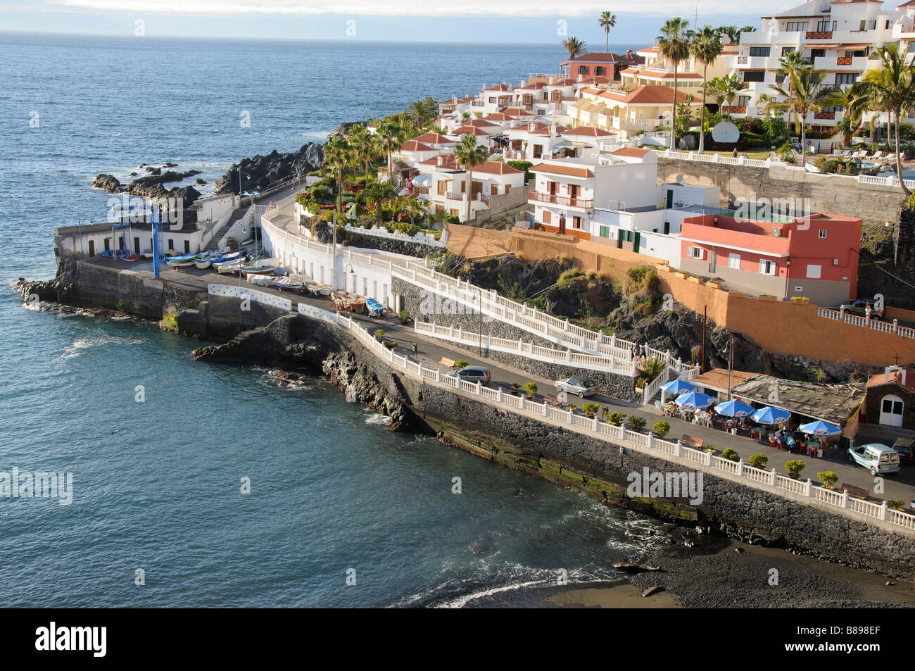 Puerto Santiago close to Los Gigantes south Tenerife Canary Islands Stock Photo