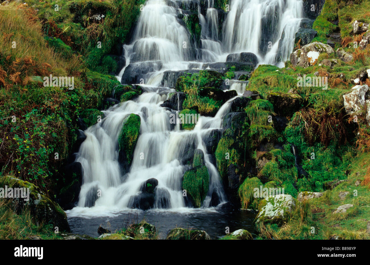 Brides Veil Waterfall Isle of Skye Scotland UK Stock Photo 22332234