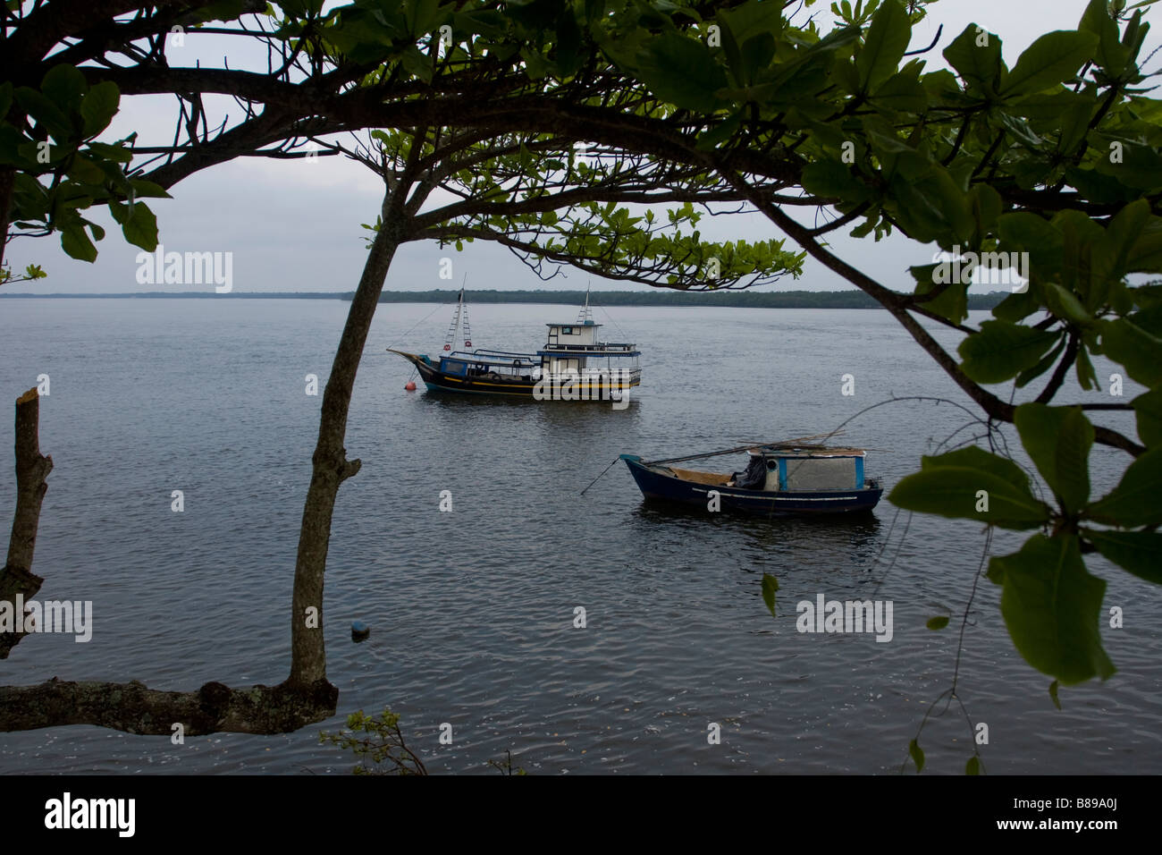 Sea coast of São Paulo - Brazil Stock Photo