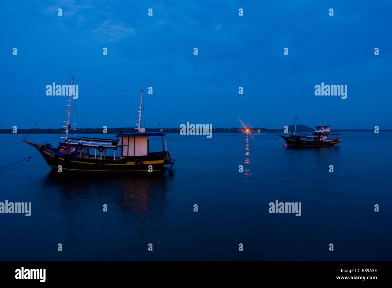 Sea coast of São Paulo - Brazil Stock Photo