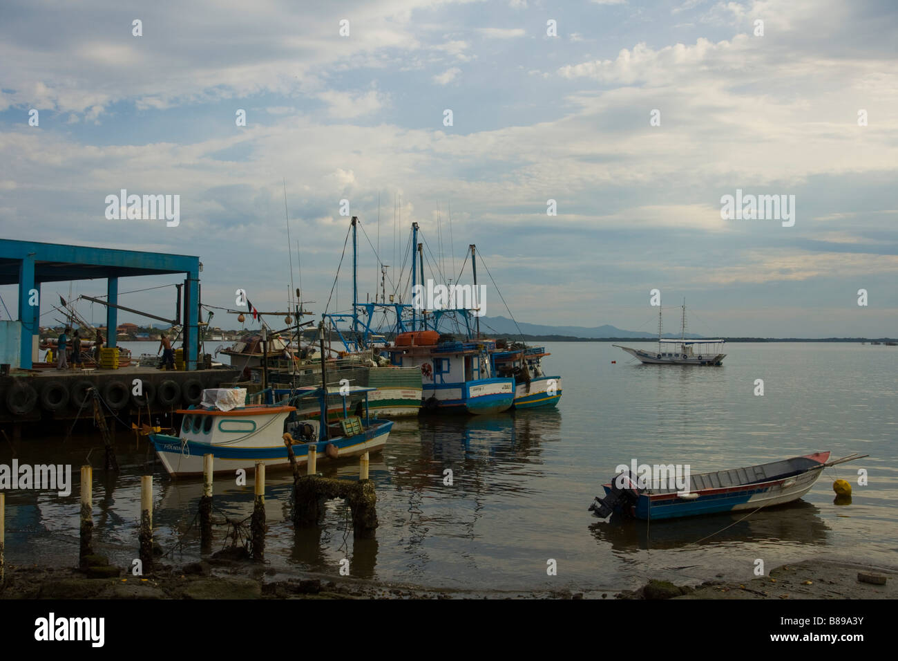 Sea coast of São Paulo - Brazil Stock Photo