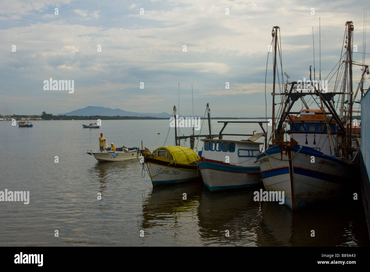 Sea coast of São Paulo - Brazil Stock Photo