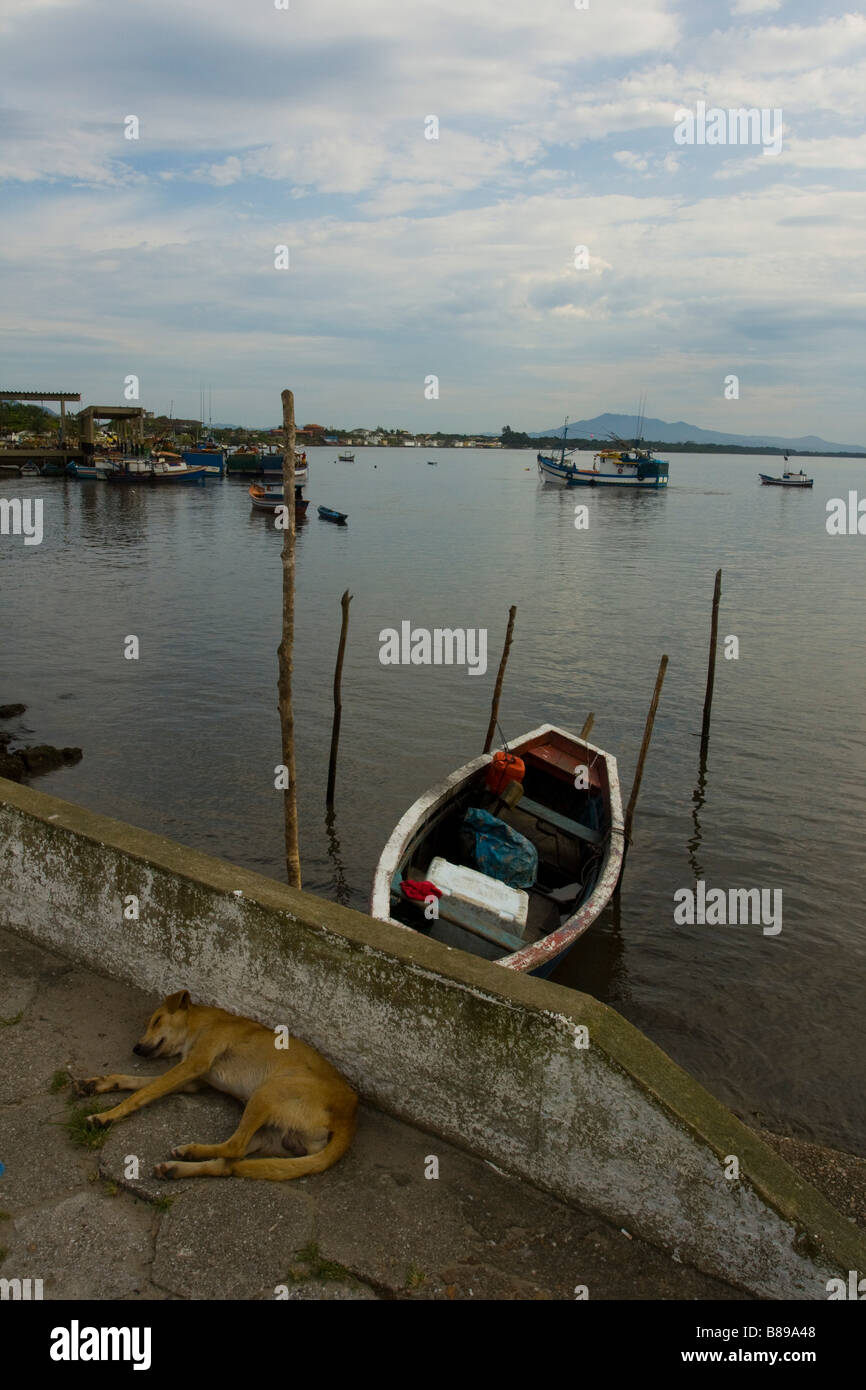 Sea coast of São Paulo - Brazil Stock Photo