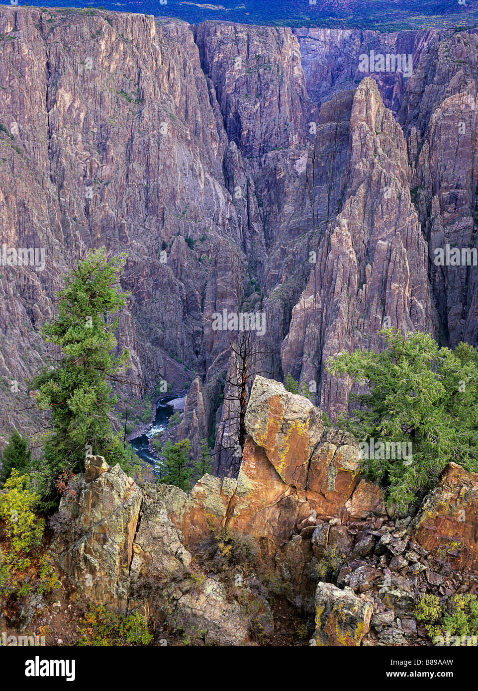 USA, Colorado, Black Canyon Of The Gunnison National Park. Gunnison ...