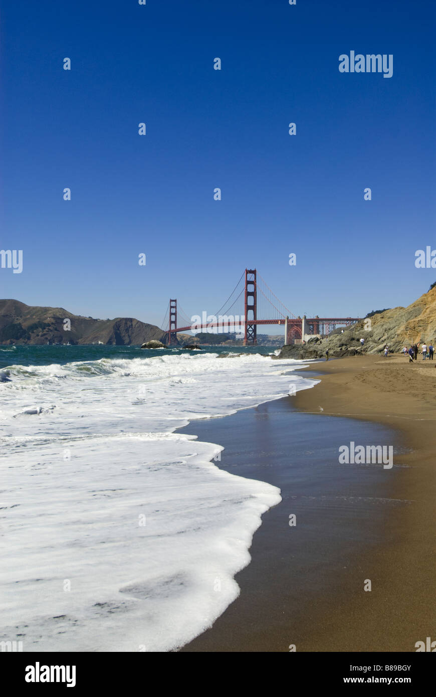 San Francisco Baker Beach with Golden Gate Bridge in background Photo 2 ...