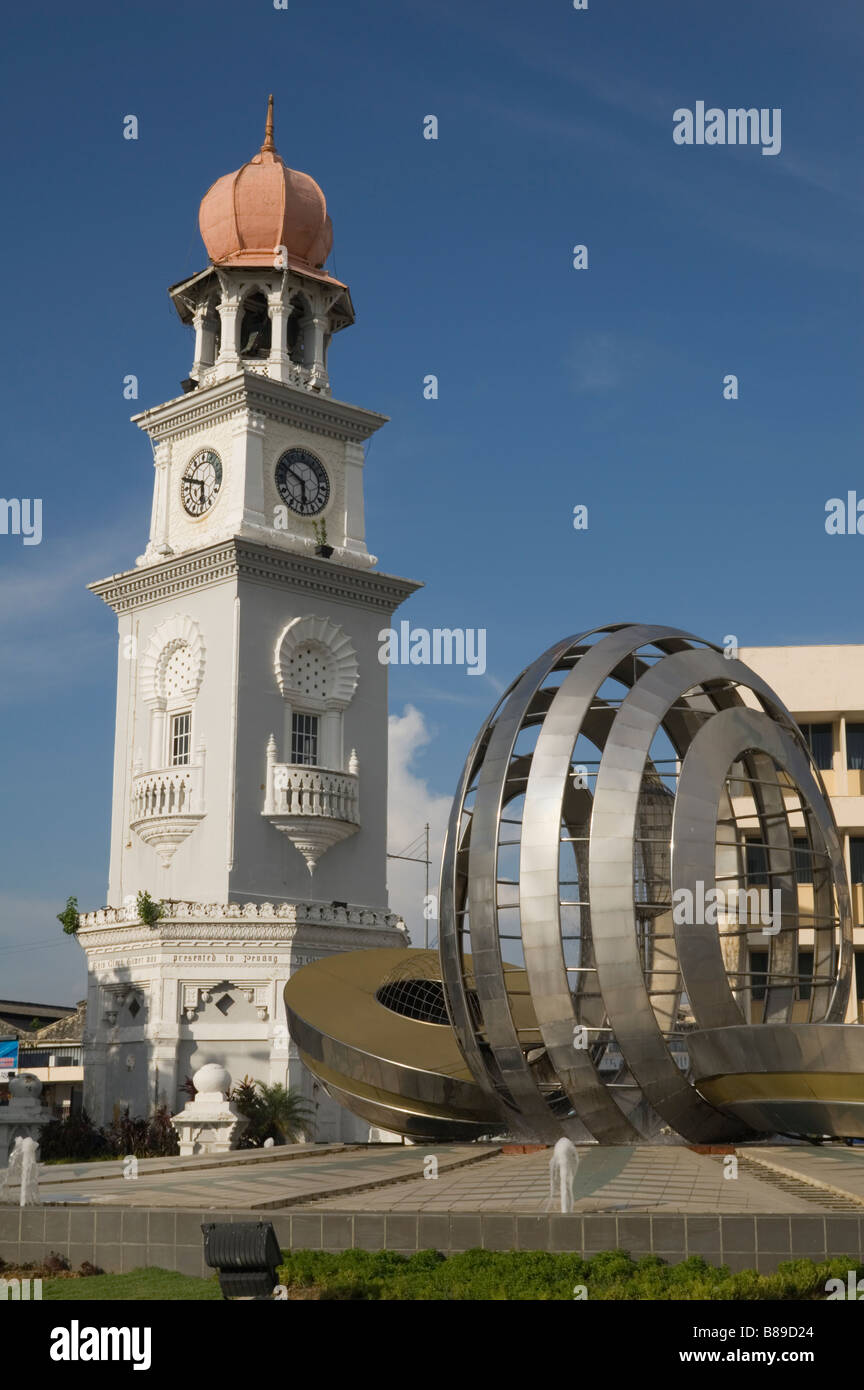 Queen Victoria Memorial Clock tower, Penang, Malaysia Stock Photo Alamy