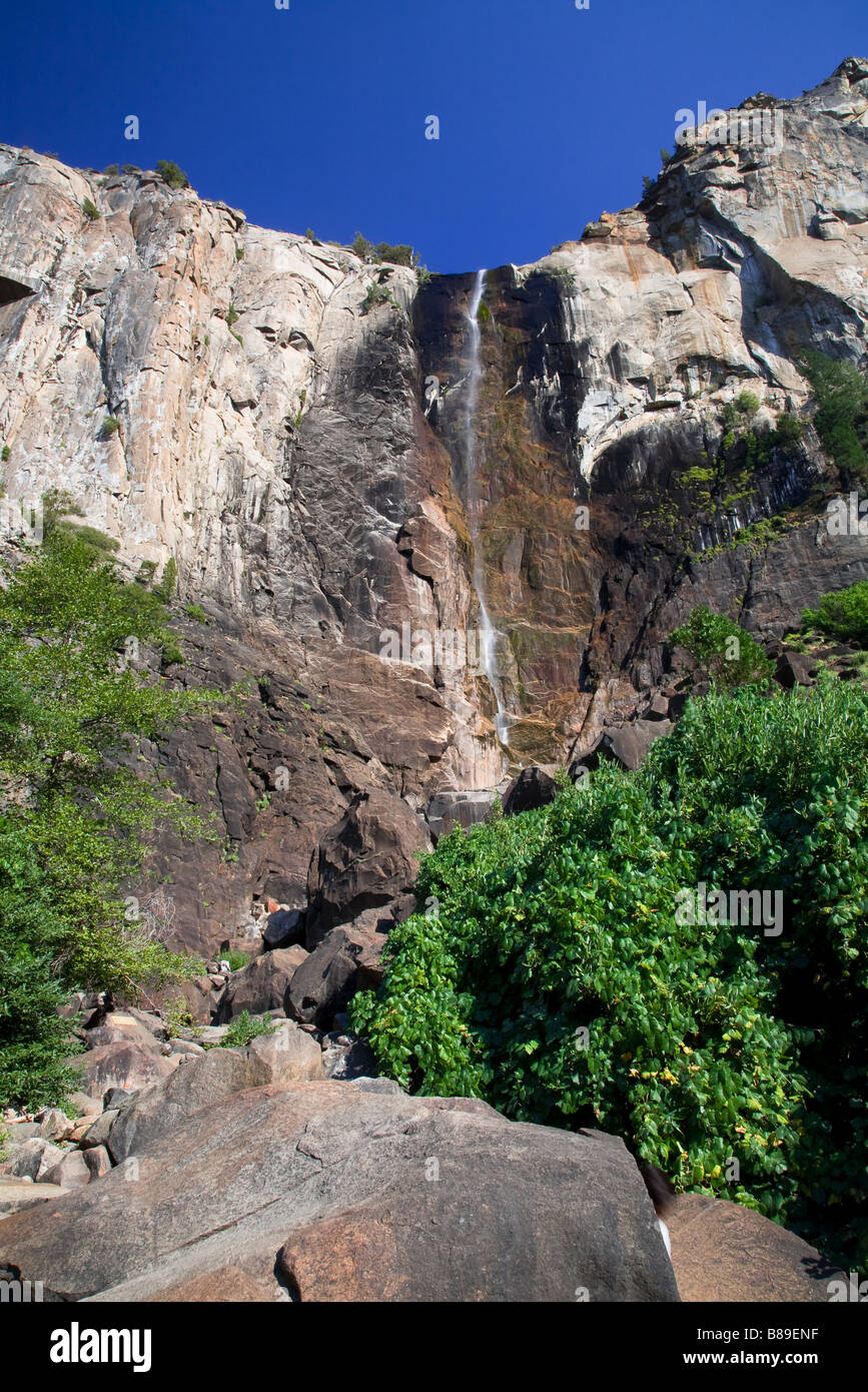 Bridal Veil Falls during early fall, late summer, Yosemite National