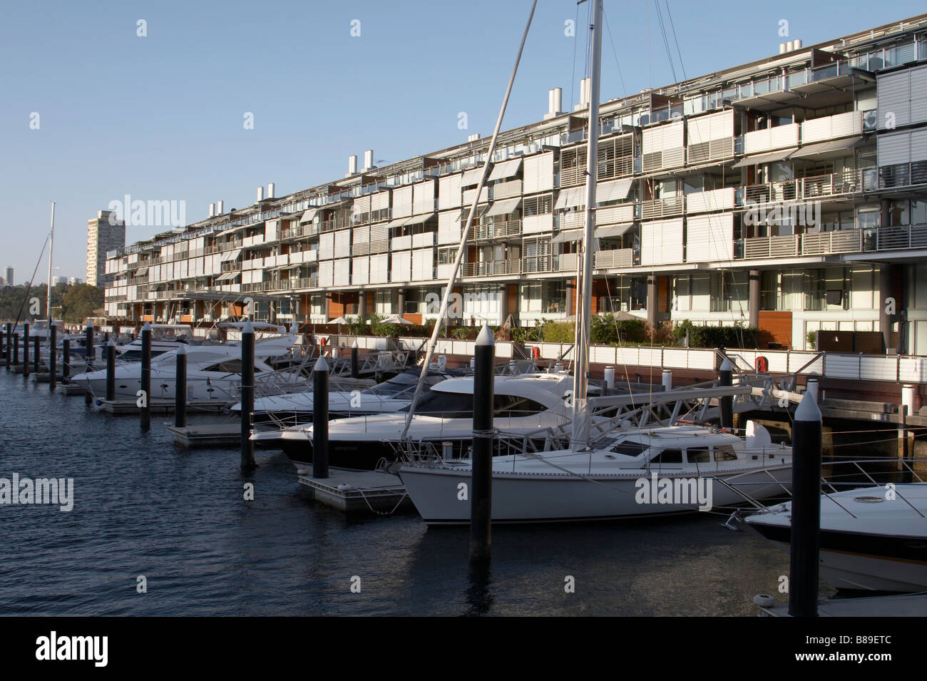 Apartments at Walsh Bay, Sydney Stock Photo Alamy