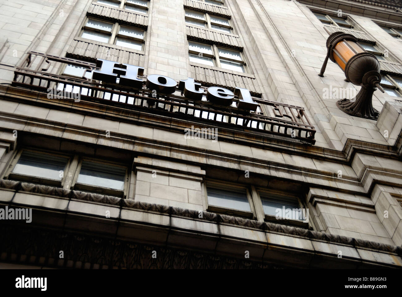 Art Deco style hotel exterior Stock Photo Alamy