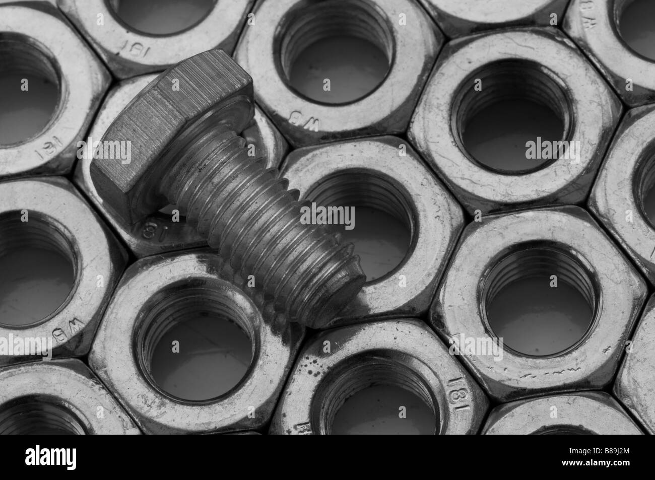 Nuts and Bolt Stock Photo